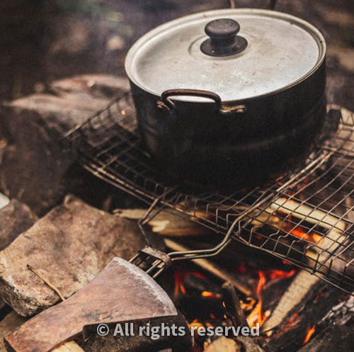 Cozinhar em fogo aberto