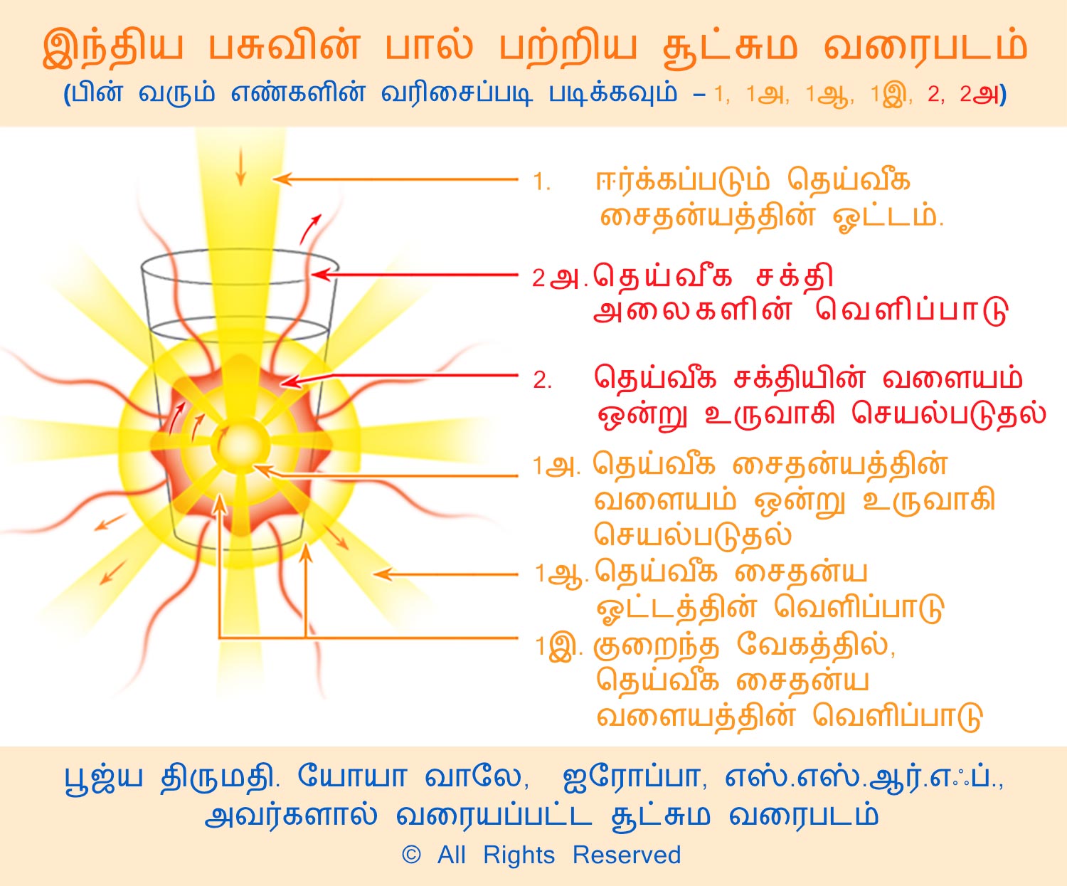 இந்திய பசுவின் பாலை குடிப்பதால் ஏற்படும் ஆன்மீக ஆரோக்கிய விளைவு- இந்திய பசுவின் பால் பற்றிய சூட்சும வரைபடம்