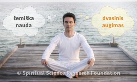 Dvasinė praktika su lūkesčiais ir be lūkesčių