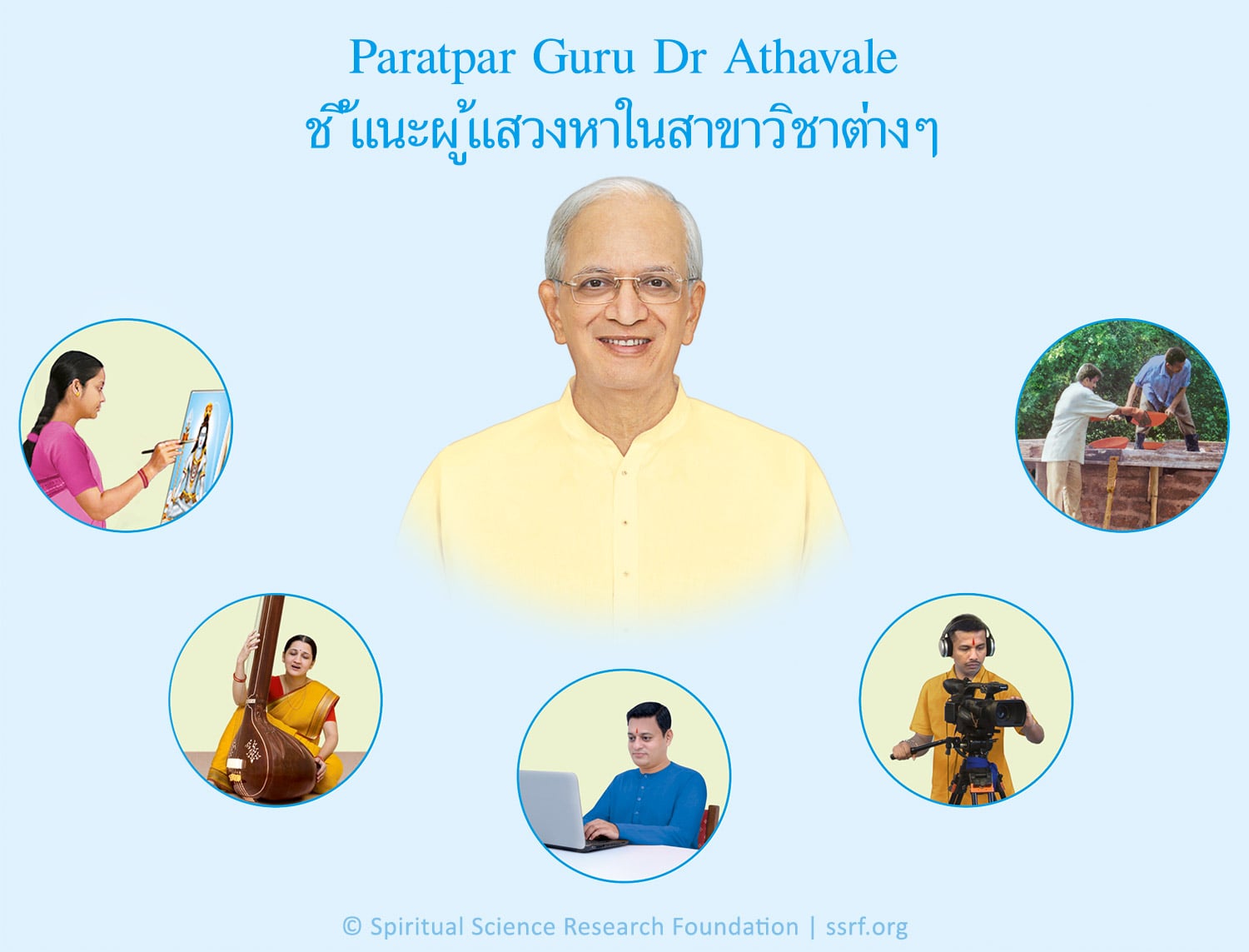 Paratpar Guru Dr Athavale ชี้แนะผู้แสวงหาในสาขาวิชาต่างๆ