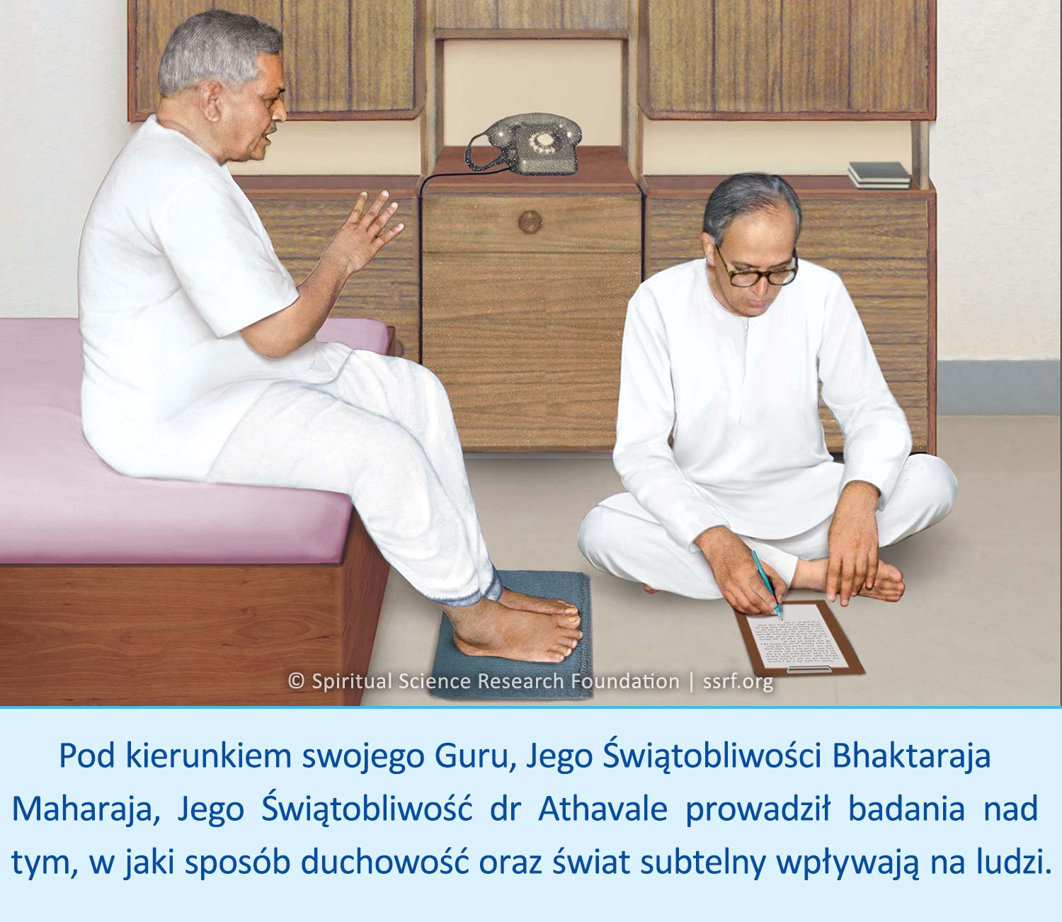 Pod kierunkiem swojego Guru, Jego Świątobliwości Bhaktaraja Maharaja