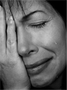 Crying woman