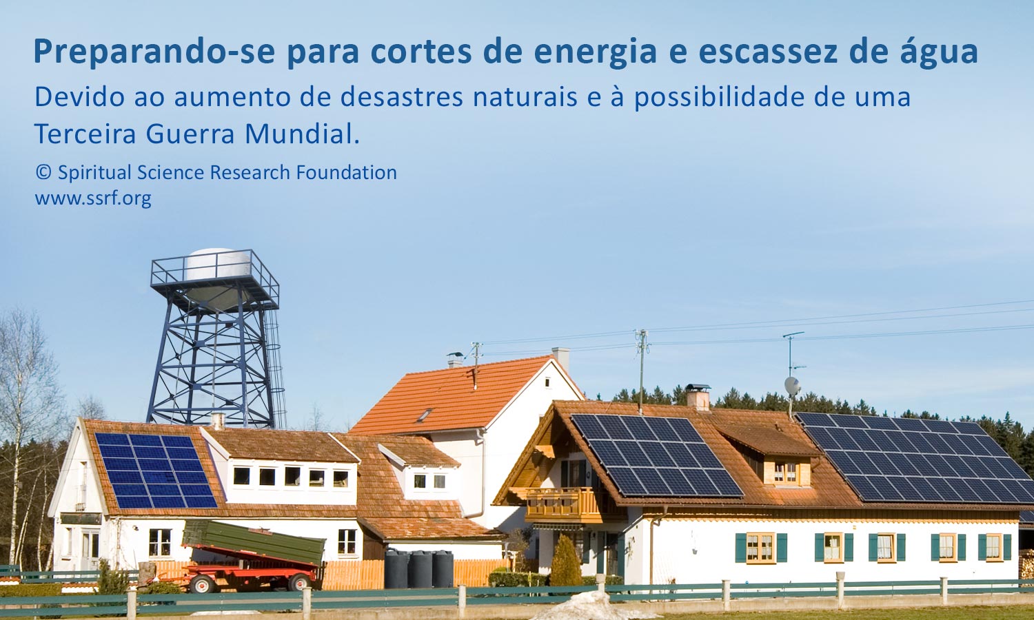 Prepare-se para cortes de energia e escassez de água durante a Terceira Guerra Mundial (WW3).